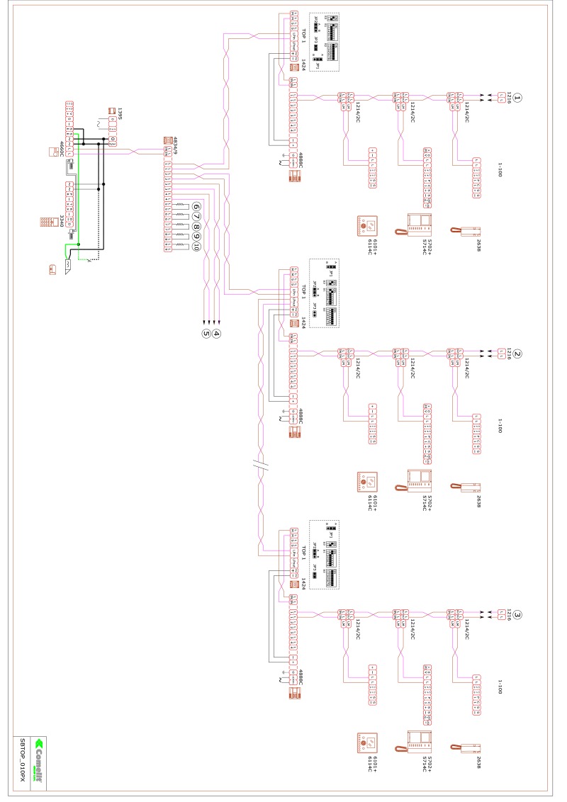 comelit wiring diagrams